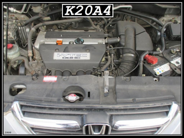 Двигатель в сборе K20A4 HONDA CR-V 2.0 I-VTEC 2004'