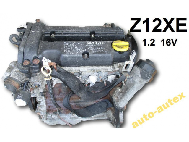 Двигатель Z12XE 1.2 16V B OPEL CORSA C AGILA MERIVA A