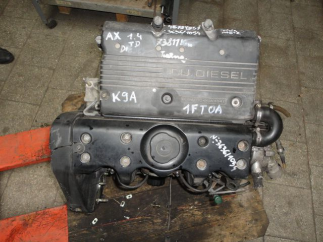 Citroen AX 1.4D 1.4 D двигатель K9A