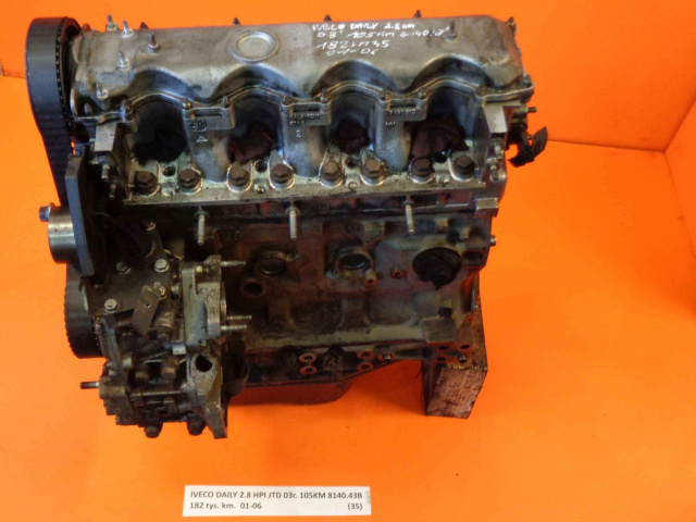 IVECO DAILY 2.8 HPI JTD 03 105 л.с. 8140.43B двигатель