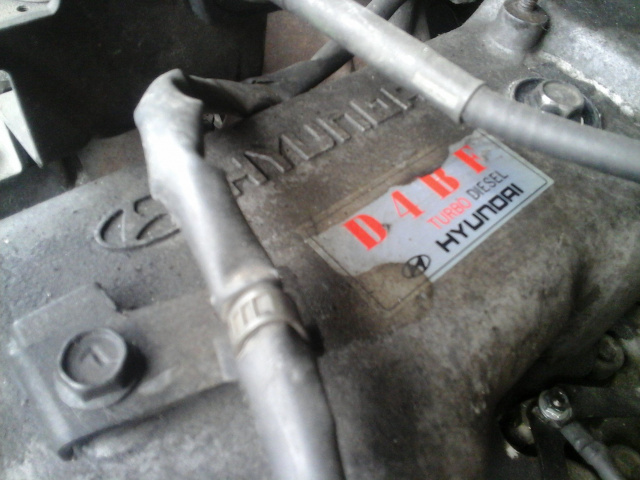 Двигатель Hyundai starex H1 D4BF 2.5 TD 80 ...