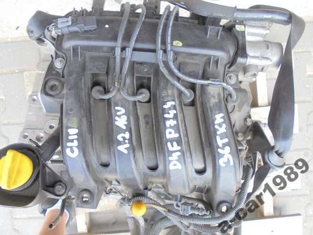 Двигатель в сборе RENAULT CLIO IV 1.2 16V D4FP744