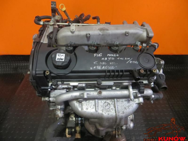 Двигатель FIAT MAREA 1.9 JTD 110 186A6000 в сборе