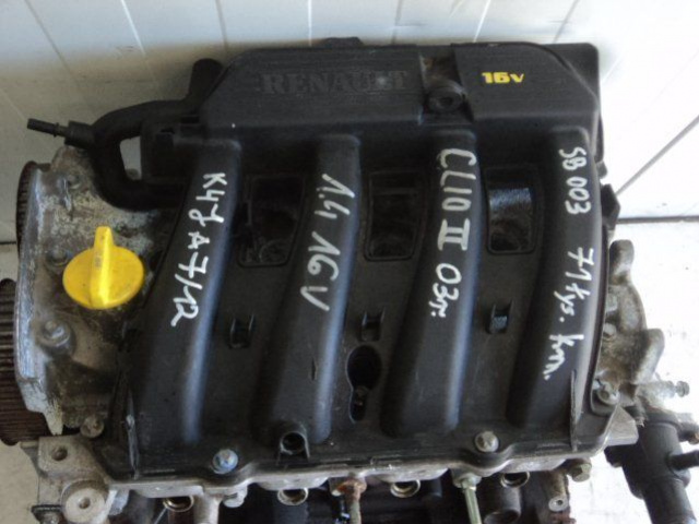RENAULT CLIO II 1.4 16V двигатель K4JA712
