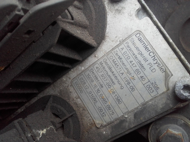 Двигатель MERCEDES AXOR 1843 0M457 LA в сборе G221