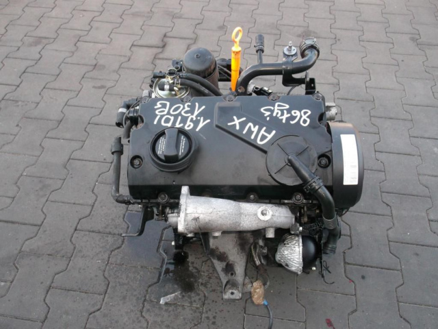 Двигатель AWX SKODA SUPERB 1.9 TDI 130 KM 86 тыс