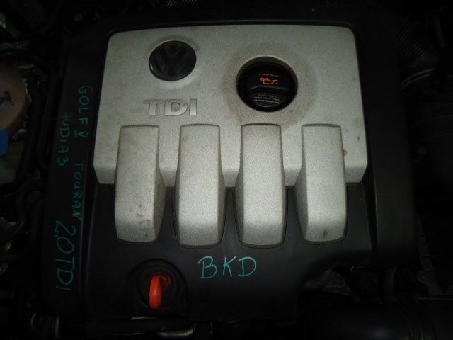 Двигатель VW GOLF V TOURAN A3 2.0 TDI BKD SPRAWDZONY