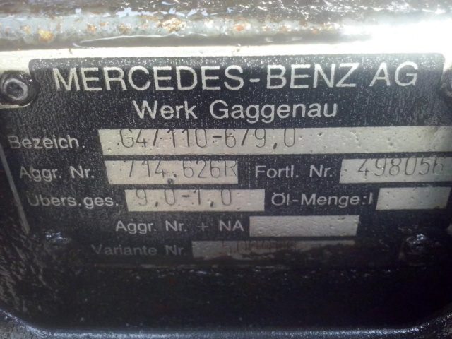 Двигатель Mercedes OM441LA в сборе 1834 SK V6