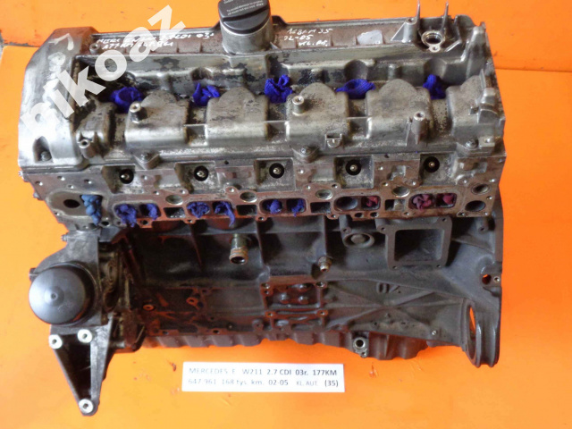 MERCEDES E W211 2.7 CDI 03 177 л.с. 647.961 двигатель