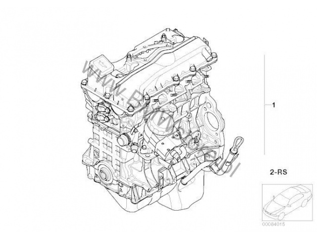 BMW E87 двигатель N45B16A 116TYS 116I E 87