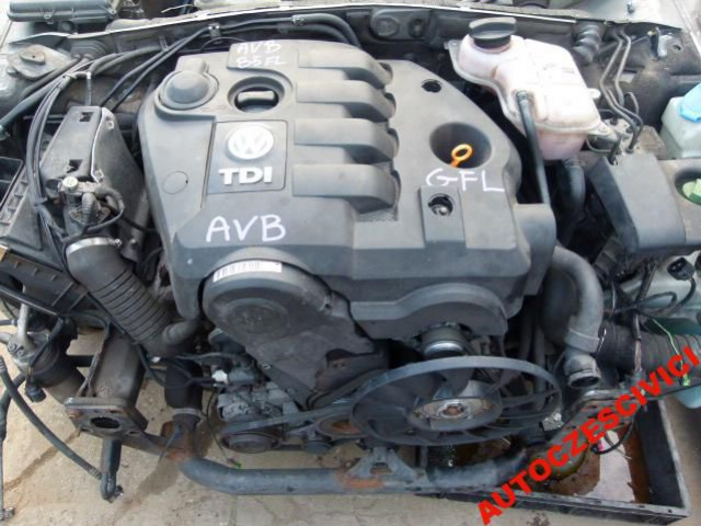 Двигатель VW SKODA SEAT AUDI 1.9 TDI AVB B5 SUPERB PN
