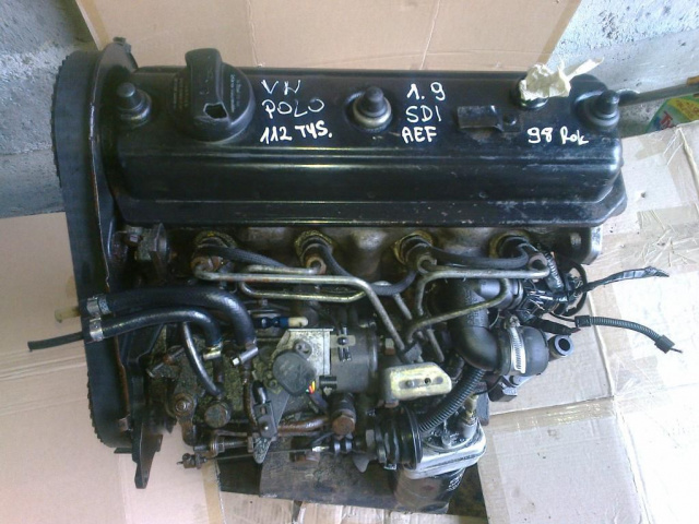 Двигатель VW POLO CADDY SEAT IBIZA 1.9 SDI AEF 98г.