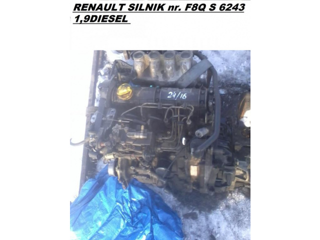 RENAULT MEGANE CLIO двигатель 1, 9D F8Q S 6243