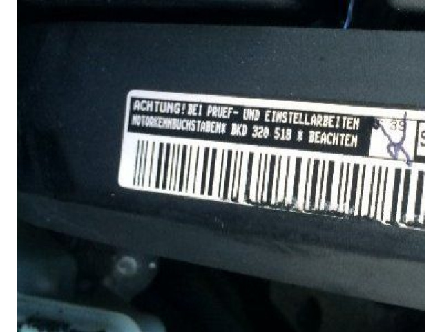 Двигатель в сборе BKD 2.0TDI VW AUDI SEAT SKODA