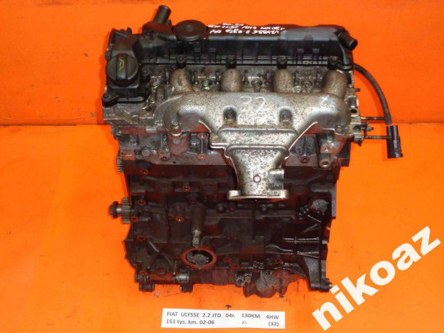 FIAT ULYSSE 2.2 JTD 04 130 л.с. 4HW двигатель