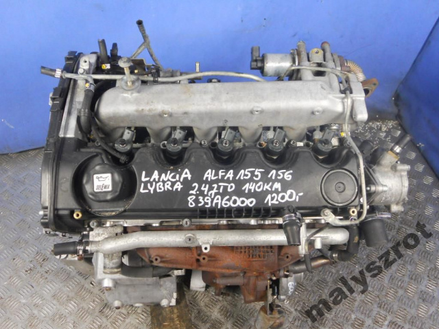ALFA ROMEO 155 156 LYBRA 2.4 JTD двигатель 839A6000