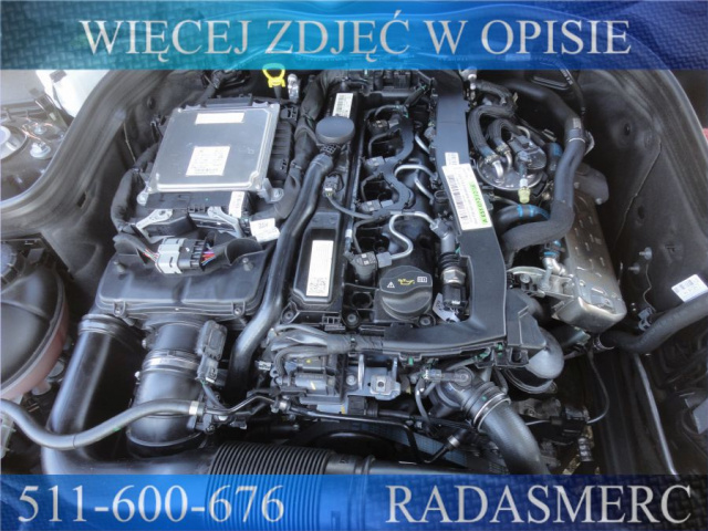 MERCEDES E W212 ПОСЛЕ РЕСТАЙЛА двигатель BLUETEC 220 CDI 651