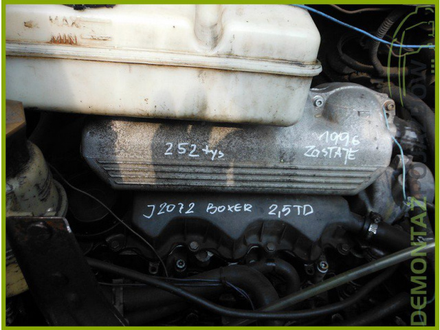18420 двигатель PEUGEOT BOXER T9A(DJ5) 2.5 D ODPALONY