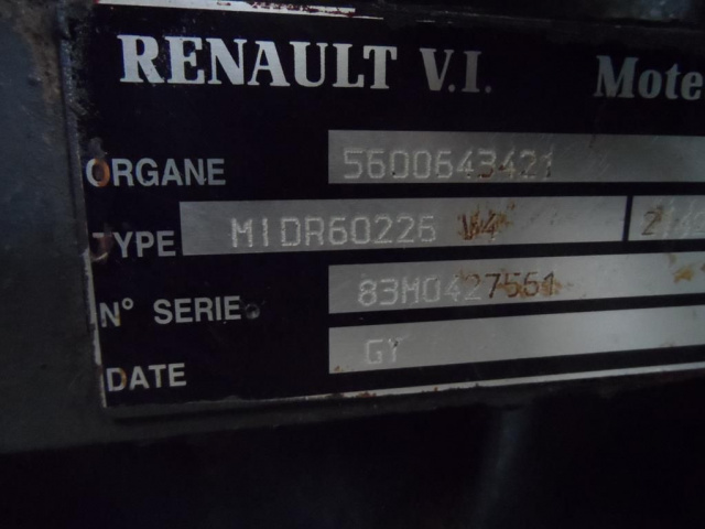 Двигатель в сборе RENAULT MIDLUM 210 MIDR 60226 V4