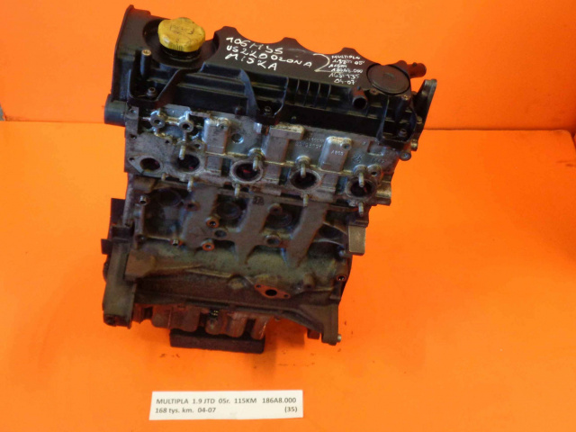 FIAT MULTIPLA II 1.9 JTD 05 115 л.с. 186A8.000 двигатель