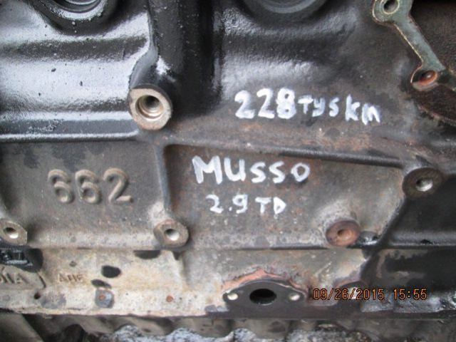 Двигатель Daewoo SsangYong Musso 2, 9TD
