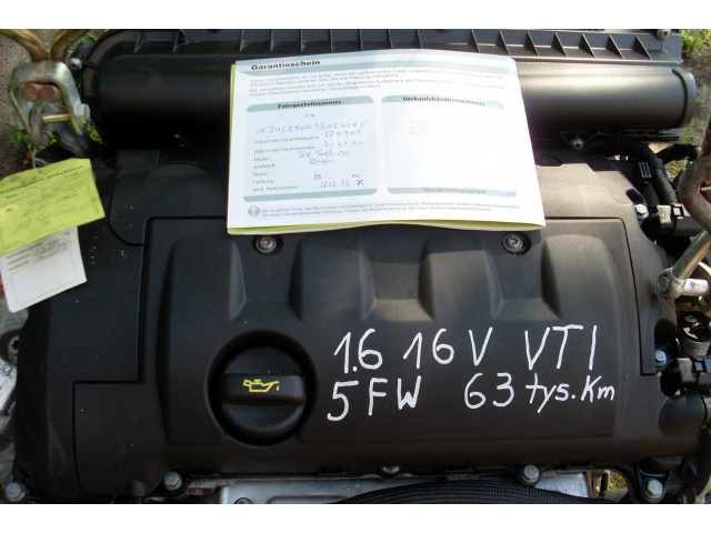 Двигатель в сборе 1.6 16V VTI 5FW 68TYS CITROEN BMW
