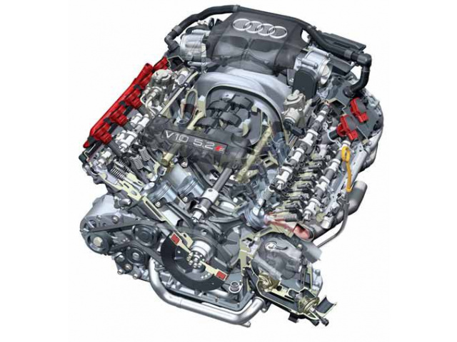 AUDI A8 S8 двигатель 5.2 FSI V10 BSM состояние отличное 106tkm