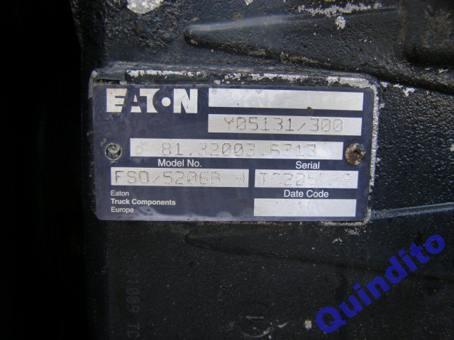 Коробка передач MAN L2000/LE EATON FSO 5206B H