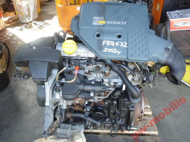 Двигатель Renault Kangoo Clio 1.9 D, 2002г. F8Q 632