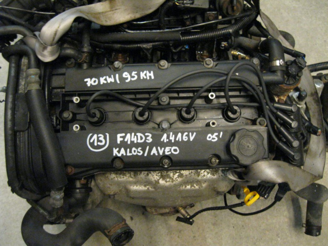 Двигатель F14D3 1.4 16V CHEVROLET KALOS AVEO 05