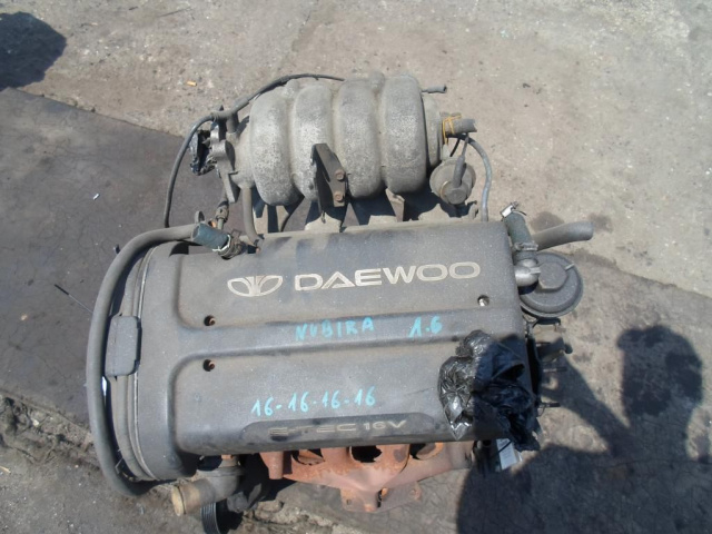 Daewoo Nubira I 97-99 двигатель 1, 6 16V pomiar kompre