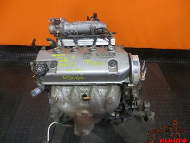Двигатель бензин HONDA CIVIC VI 1.6 B D16Y3