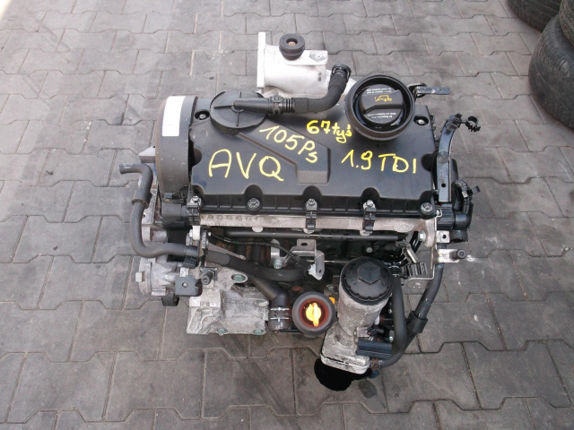 Двигатель AVQ VW TOURAN 1.9 TDI 105 KM 67 тыс