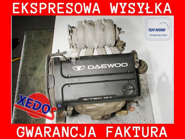 Двигатель DAEWOO NUBIRA KLAJ 98 1.6 16V A16DMS 106KM