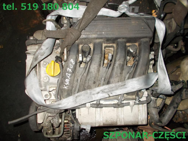 Двигатель K4M A708 K4M708 RENAULT CLIO MEGANE 1.6 16V