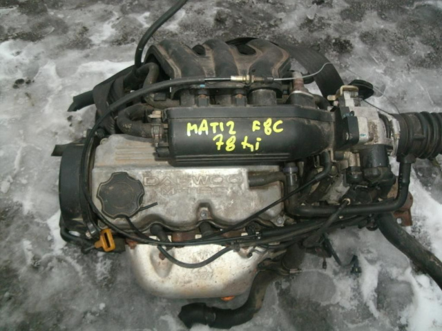 Двигатель DAEWOO MATIZ, 800, F8C, 78 тыс km, гарантия