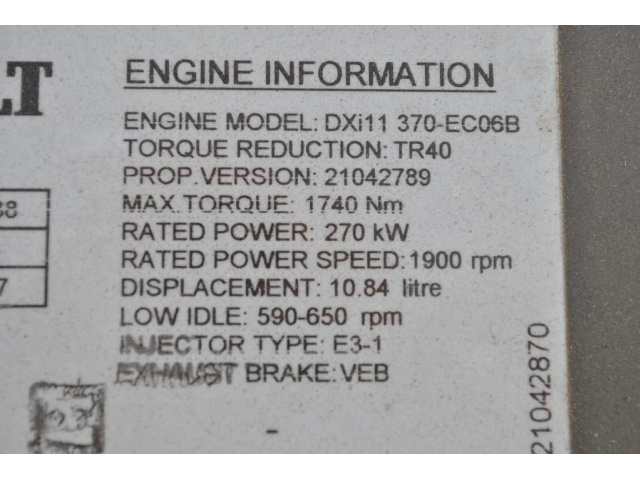 Двигатель RENAULT PREMIUM DXI 11 EURO 5 170.000KM