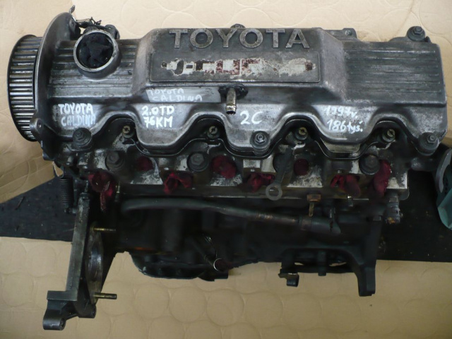 TOYOTA CALDINA 2.0TD 76KM 1997 л.с. двигатель 2C
