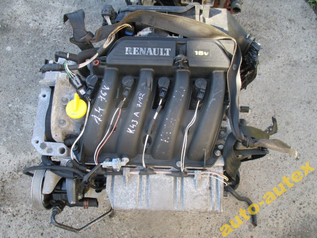 Двигатель 1.4 16V K4J A7/12 A712 RENAULT CLIO THALIA