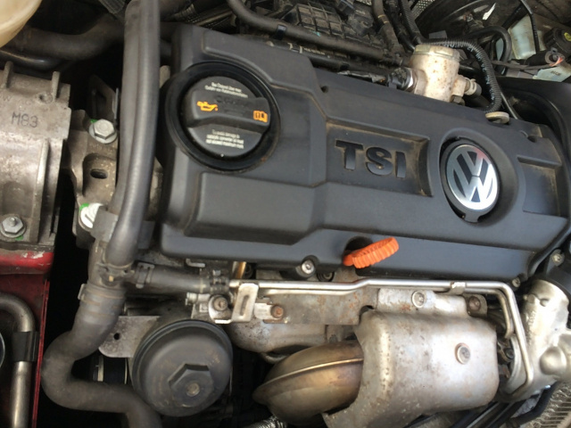 VW GOLF SEAT SKODA 1.4 TSI двигатель в сборе CAXA