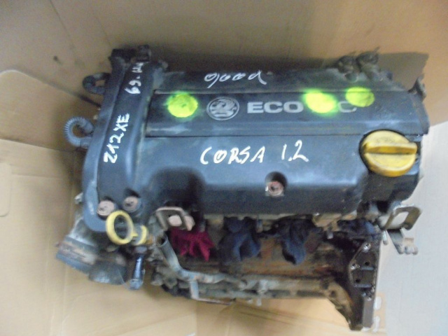 OPEL AGILA CORSA C 1.2 16V 75KM Z12XE двигатель