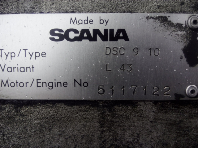 SCANIA двигатель DSC 9 10