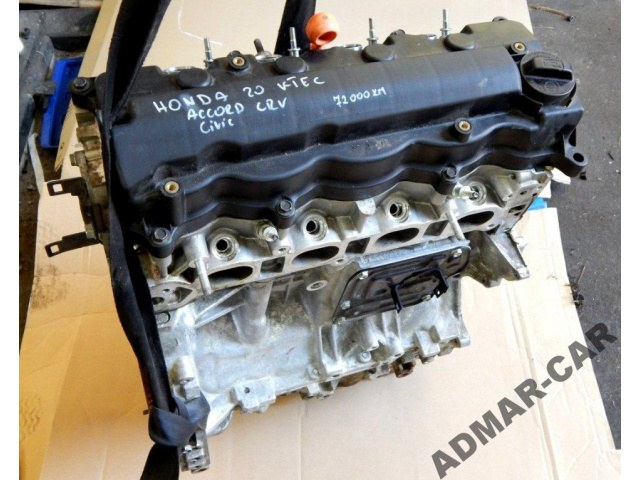 Двигатель без навесного оборудования HONDA CR-V CRV 2.0 V-TEC 16V R20A2