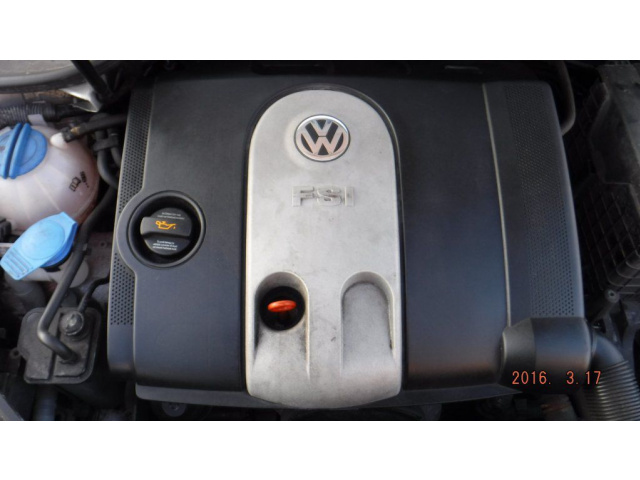 VW GOLF V TOURAN AUDI двигатель 1.6 FSI BAG