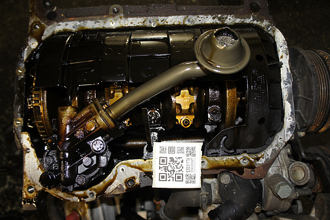 Фотография блока двигателя без поддона (коленвала) VW APU