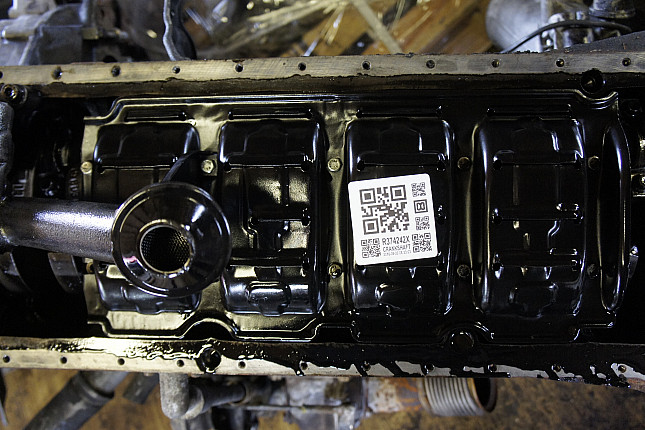 Фотография блока двигателя без поддона (коленвала) Mercedes OM 603.972