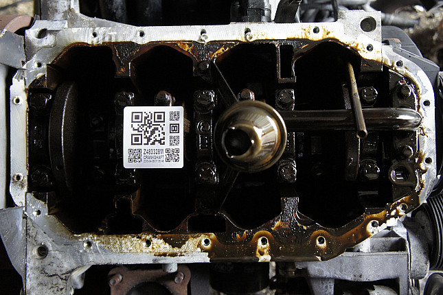 Фотография блока двигателя без поддона (коленвала) VW AXP