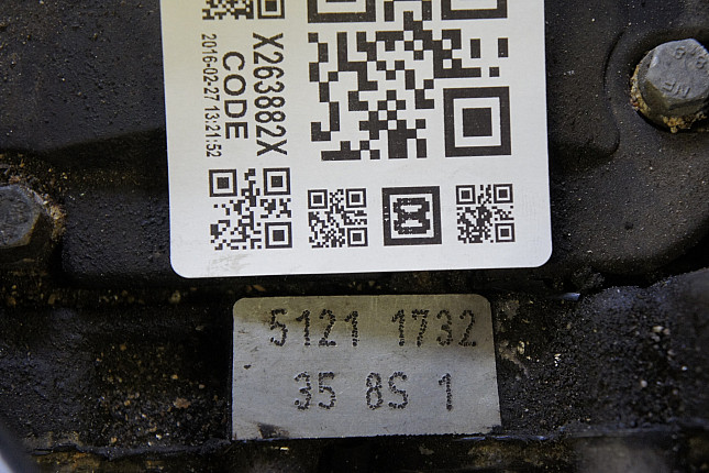 Номер двигателя и фотография площадки BMW M62 B35 (358S1)