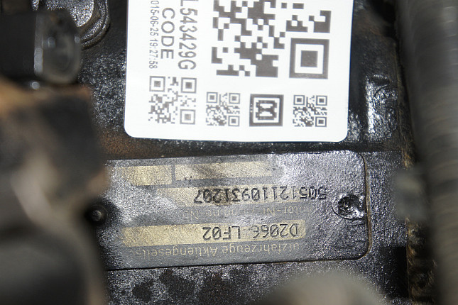 Номер двигателя и фотография площадки MAN D 2066 LF 02