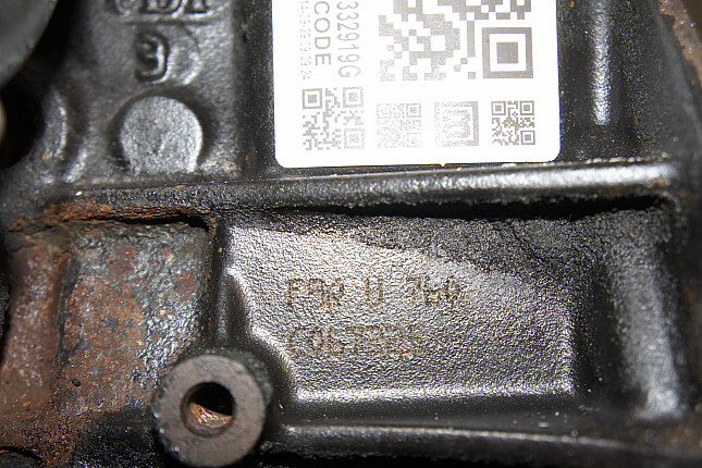 Номер двигателя и фотография площадки RENAULT F9Q 760
